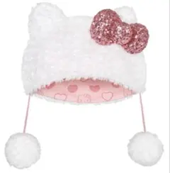 usj ユニバ ハローキティ ファンキャップ ボンボン付きハット