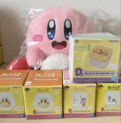 一番くじ 星のカービィ PUPUPU GOURMET A賞 D賞 E賞 計6点