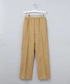 6 ROKU CHECK CUTSEW PANTS チェック　パンツ　新品未使用
