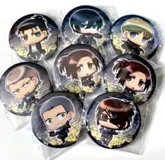 【進撃の巨人】ちみキャラデザイン　缶バッジセット