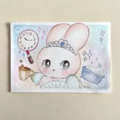 色鉛筆画「お姫様」原画