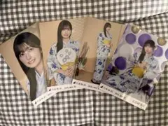 乃木坂46 五百城茉央 2025.July-II 浴衣 生写真 4枚セット