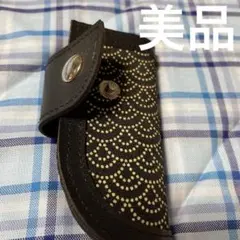 和柄 青海波模様 キーケース 4連