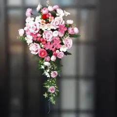 ✳️フラワーリース✳️スワッグ 玄関先✳️