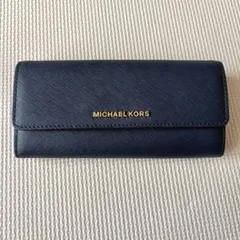 MICHAEL KORS ネイビー 長財布