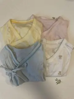 ユニクロ　UNIQLO　短肌着 ボディースーツ4枚セット 50-60cm