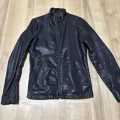 タイムセール！ナノユニバース　黒 レザー ジャケット