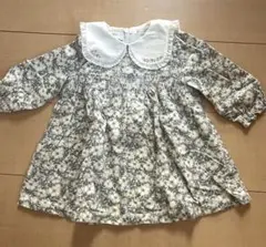 familiar ファミリア　小花柄　ベビー ワンピース 80