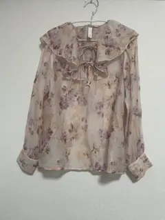 H&M 花柄　ブラウス