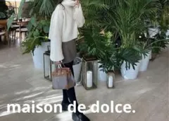 maison de dolce. メゾンドドルチェ　ワイドスリーブタートルニットのサムネイル