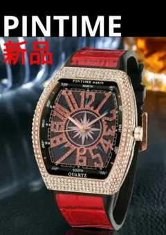 特価中 ★■ 新品 DENVOSI メンズ 腕時計 ラインストーン