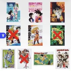 一番くじ ドラゴンボール I賞 クリアポスター コンプリートセット