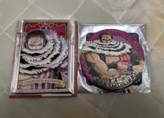 ワンピース 缶バッジ アクリル製カード シャーロット・カタクリ 2点セット