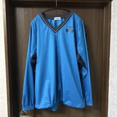 値下げYONEX 青 Vネック テニスウェア