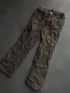 ZARA チェック柄カーゴパンツ 118cm