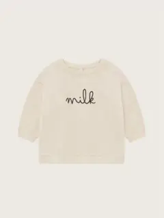 organic zoo Milk Sweatshirt Undyed 3-4y
