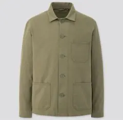 ユニクロ　ウォッシュジャージーワークジャケット　ミリタリージャケット