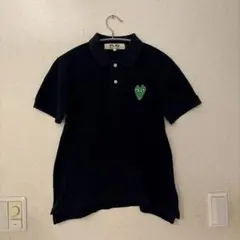 PLAY COMME des GARCONS ポロシャツ ネイビー S - メルカリ
