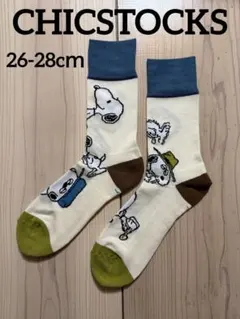 CHICSTOCKS シックストックス　ホワイト　イエロー　スヌーピー　未使用のサムネイル