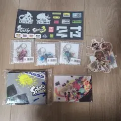 スプラトゥーン3 レジャーバック＆ステッカー&キーホルダー7点セット
