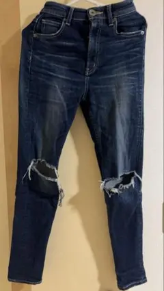 最終お値下げ GYDA ダメージデニム XS