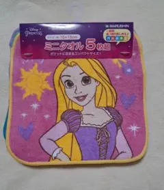 Disney Princess ミニタオル 5枚セット