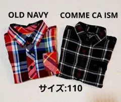 COMME CA ISM、OLD NAVY キッズ長袖シャツサイズ:110