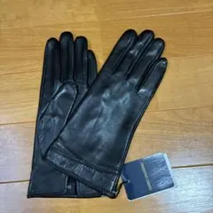 新品 3D 本革手袋　羊革　レディース　マリオバレンチノ　黒　手囲い20cm