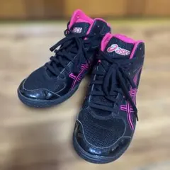 ASICS DUNK SHOT バスケットボールシューズ ブラック/ピンク