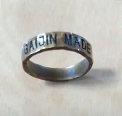 ハリウッドランチマーケット　GAIJIN MADEリング 内径約1.8cm