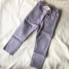 美品☆petit main レースアップデニムパンツ 110 ブランシェス