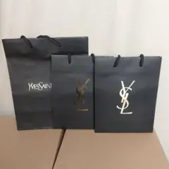 イヴサンローラン　ショッパー　紙袋　3枚セット