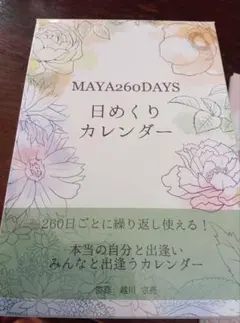 MAYA260DAYS 날 넘기기 달력 고시카와 무네 료 감수