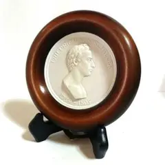 【希少】Meissen　Plaque disc フリードリヒ・フォン・シラーのサムネイル