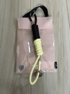 Ajew コイルストラップ Coil strap pinkbe×darkbr - メルカリ