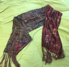 ラルフローレン リバーシブルスカーフ シルク