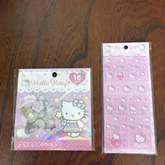 未使用、正規品、サンリオ、タイルシール&おはじきシール、2点セット