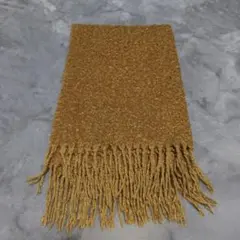 nico and… イエロー　マフラー　大判ストール