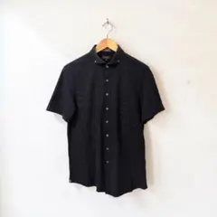 Paul Smith ポール スミス オープンポロシャツ 半袖 ダークブラウンのサムネイル