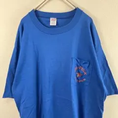 USA製 80s tri dock シングルステッチ Tシャツ ヴィンテージ 青のサムネイル