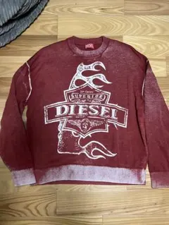 DIESEL 赤 クルーネック セーターのサムネイル