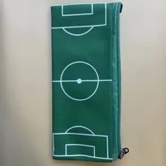 サッカー場デザイン ペンケース