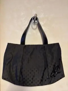 アニエスベー ドット柄ナイロン製トートバッグ、ショルダーバッグ