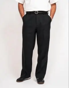 新品OVY RELAX WIDE ACTION SLACKS スラックスL
