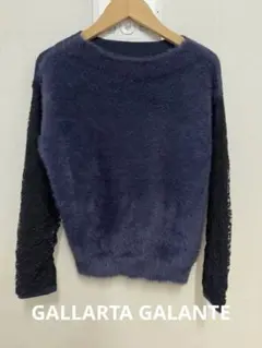 【Gallarta Galante】ニット切り替えトップス　フリー