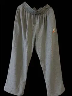 グレー ジョガーパンツ ゴムウエスト