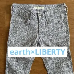スキニーパンツ　earth×LIBERTY サイズXS