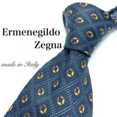 【極美品】Ermenegildo Zegna ネクタイ 新品同様 黒金 リッチ