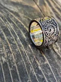 GARNI Baroque Ring onyx 11号　ケース付き GARNI Baroque Ring onyx 11号 ケース付き Round Stone Ring - S