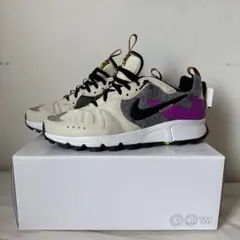 Nike スニーカー ベージュ/グレー/紫